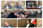 رئیس و پرسنل اداره بهزیستی شهرستان ساوجبلاغ  در دیدار با اعضای شورای اسلامی شهر مهستان