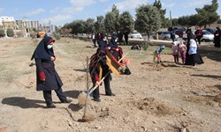 کاشت نهال به مناسبت روز درختکاری توسط شهردار ، اعضای شورای اسلامی و شهروندان