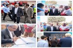 فرماندار شهرستان ساوجبلاغ از ایستگاه خدمات سفرهای نوروزی شهر مِهستان بازدید کرد