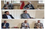 دیدار نوروزی شهردار و اعضای شورای اسلامی با امام جمعه شهر مِهستان