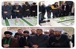 غبار روبی مزار شهدای گمنام در اولین روز از دهه فجر انقلاب اسلامی