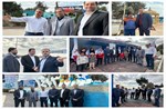 بازدید اعضای شورای اسلامی شهر از ایستگاه خدمات سفرهای نوروزی شهرستان ساوجبلاغ در شهر مهستان